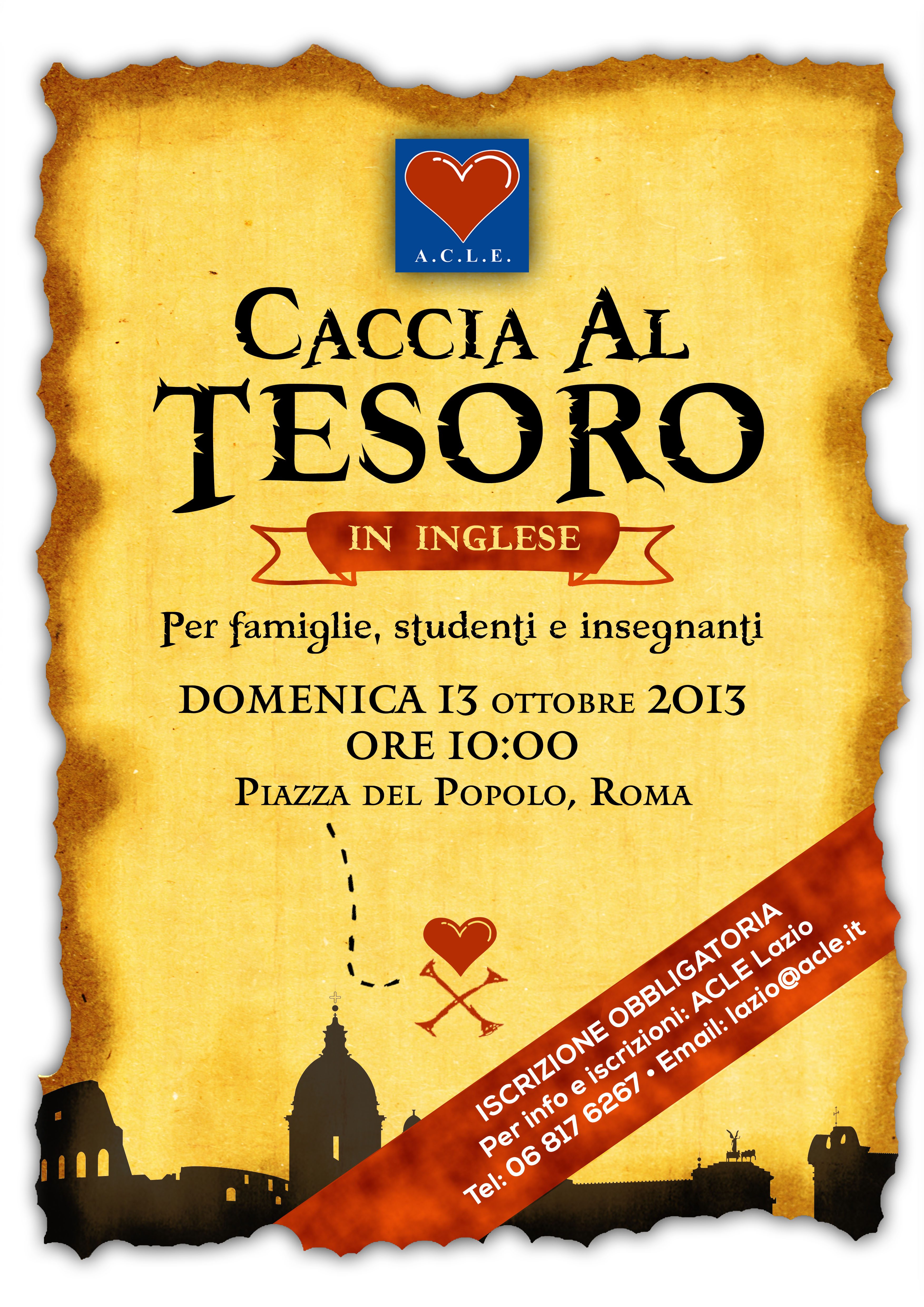 Treasure Hunt Poster - ROMA